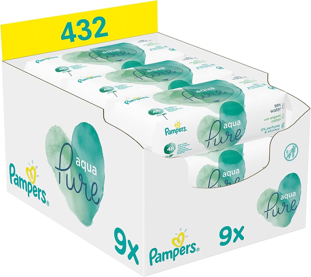 pampers pure water sklad