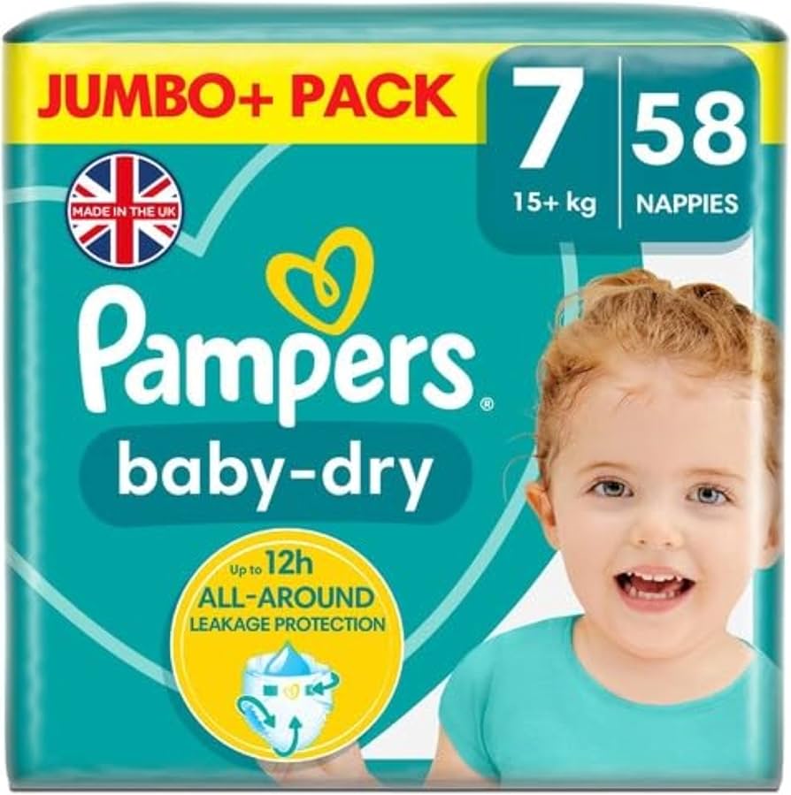 pampers białe