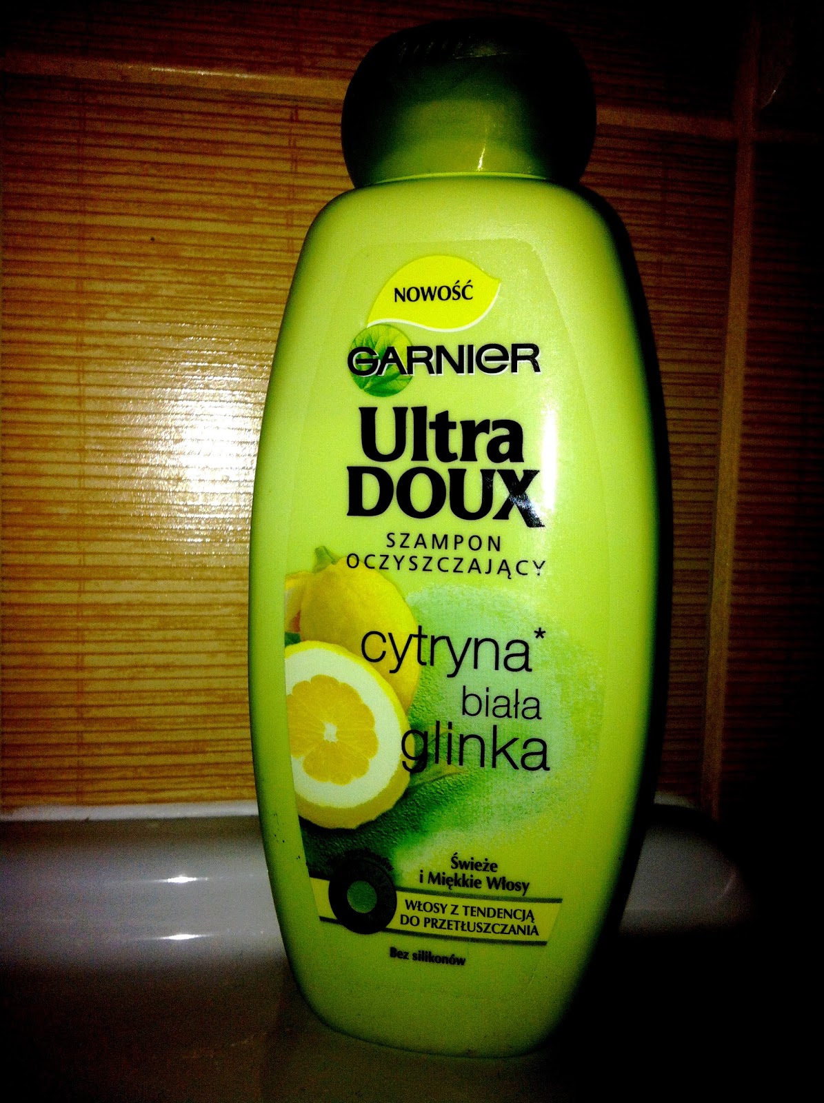 sprzedam szampon garnier ultra doux biała glinka i cytryna opinie