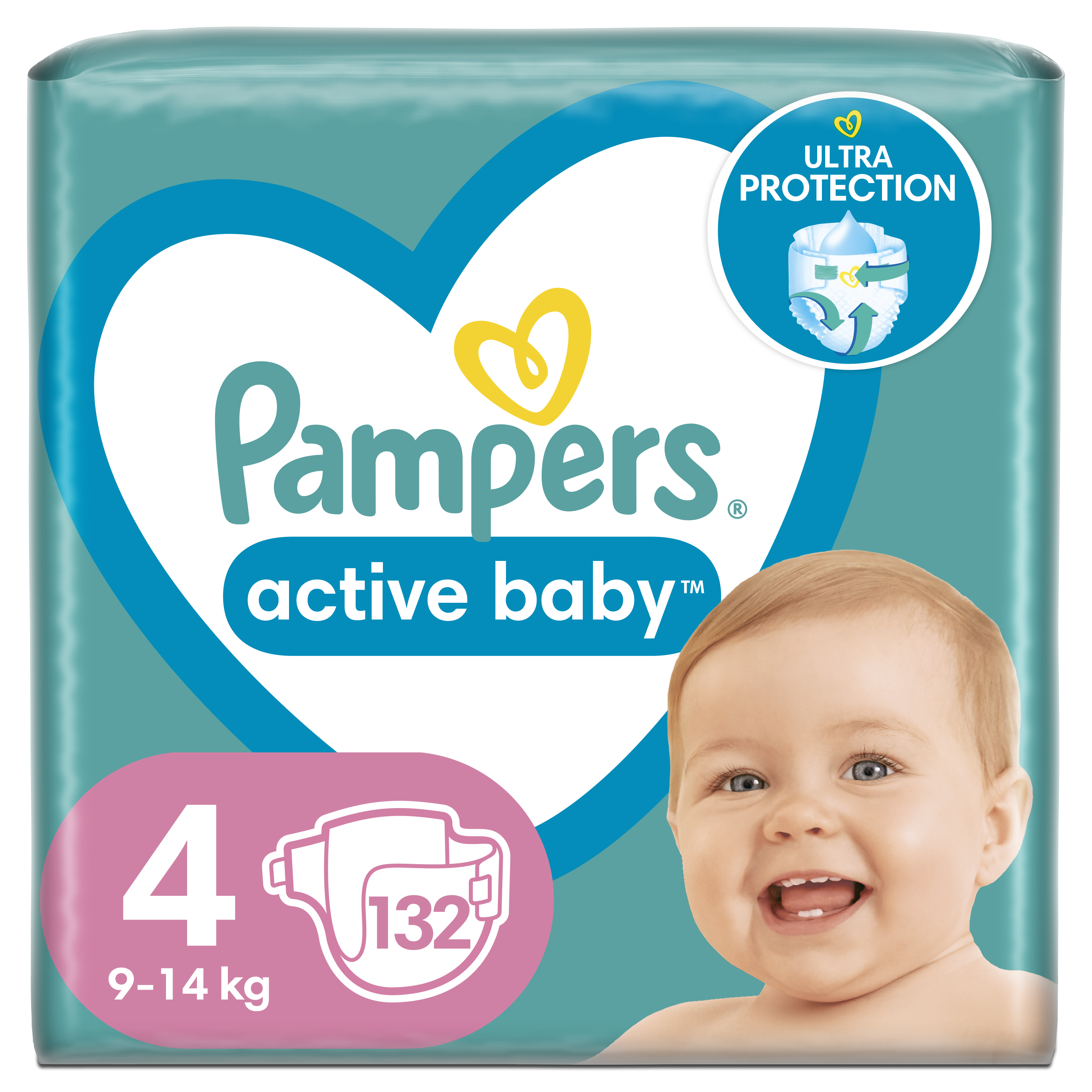 active baby rozmiar 4 pampers