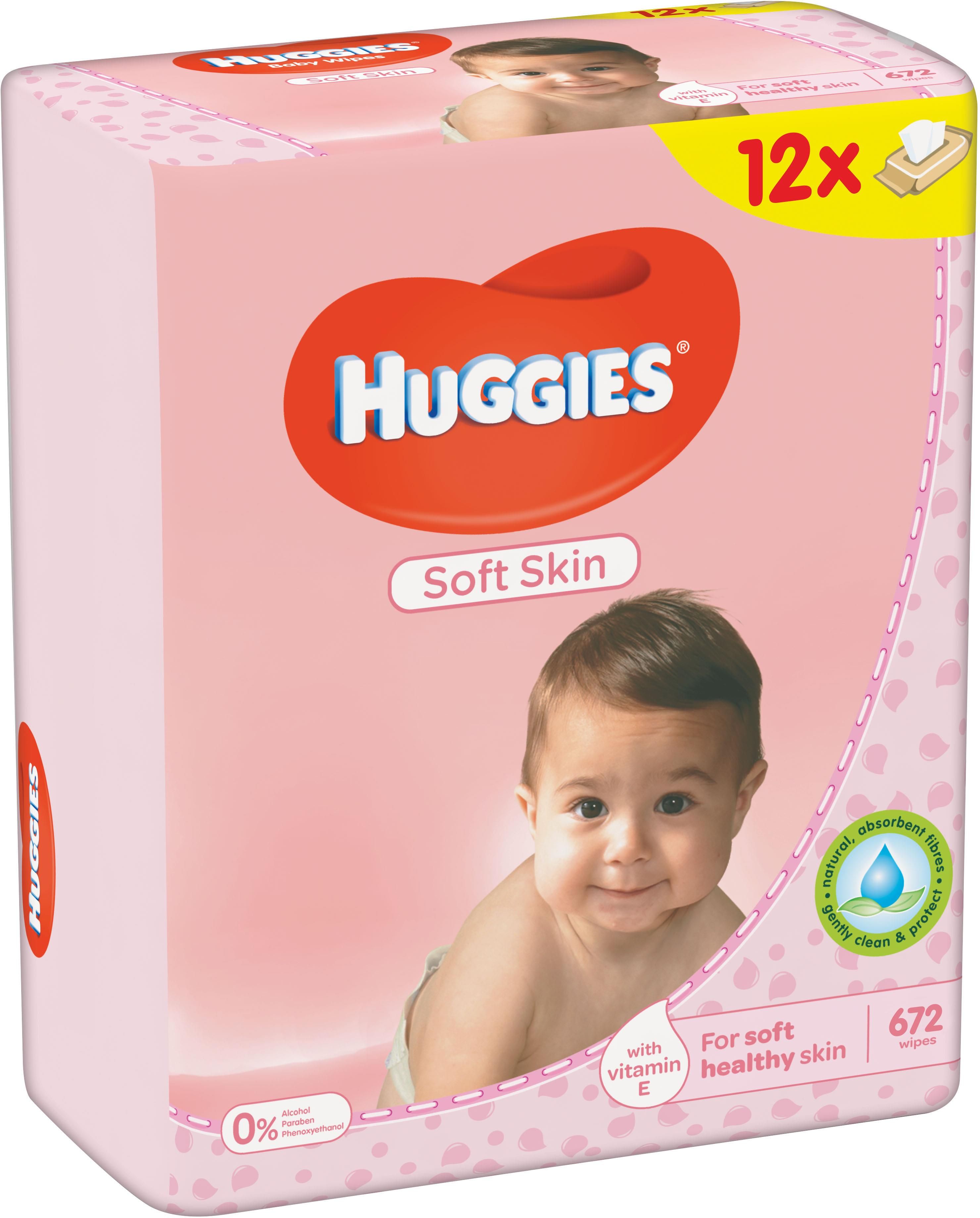 chusteczki huggies soft skin opinie