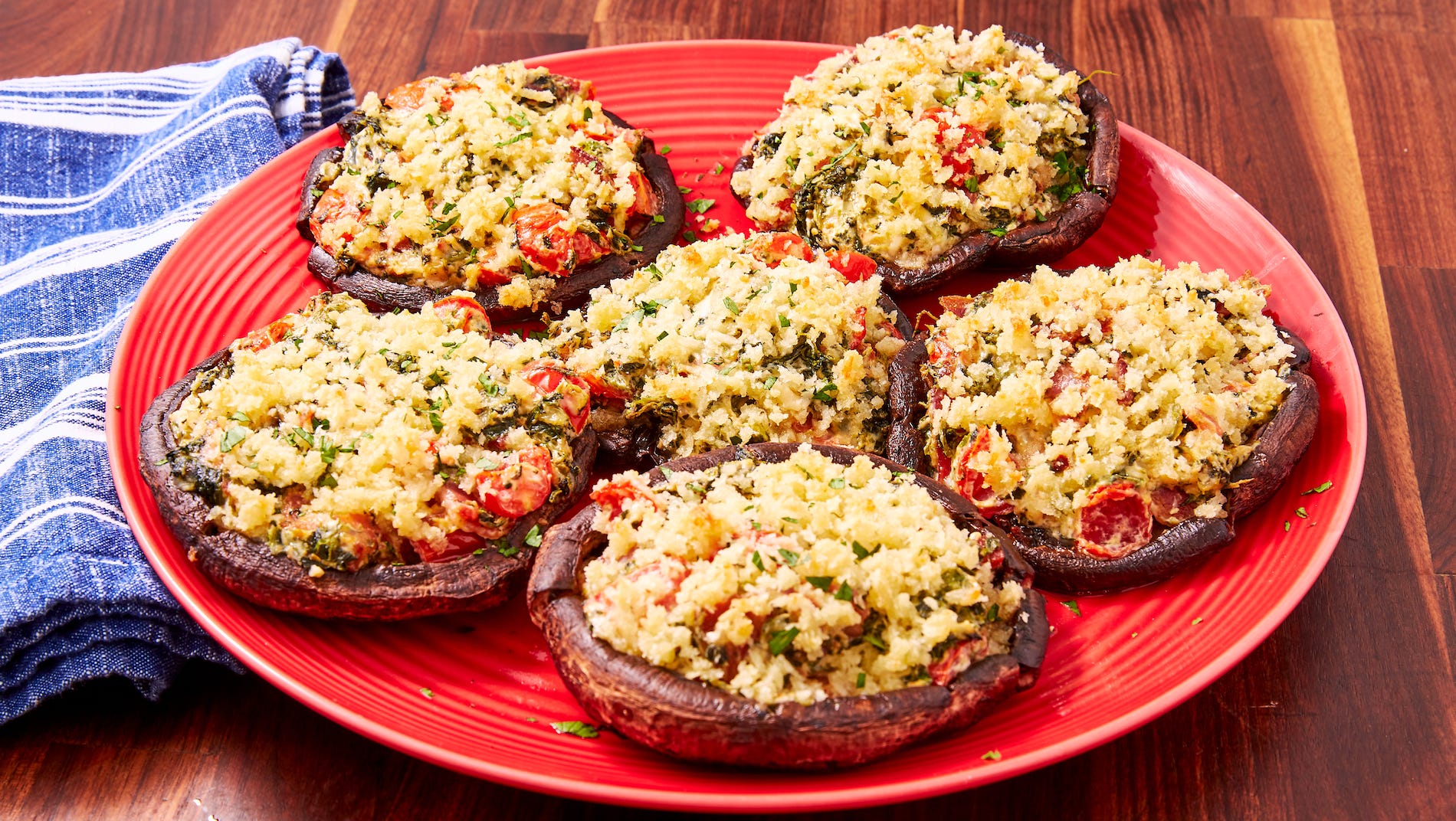 pampered chef stuffed portobello mushrooms