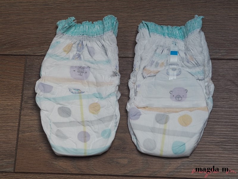 pampers pants po co jest niebieski pasek