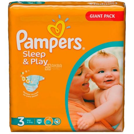 pampers 200 szt sleep play