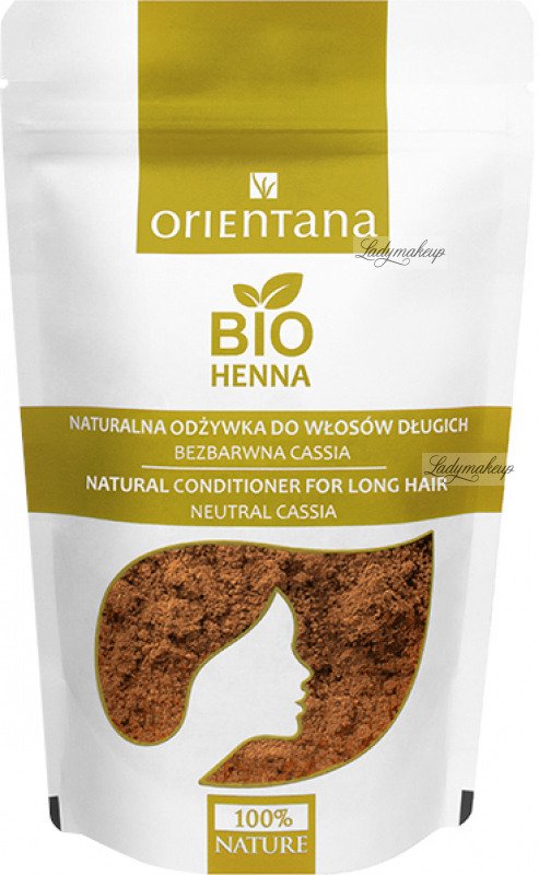 orientana bio henna roślinna bezbarwna odżywka do włosów