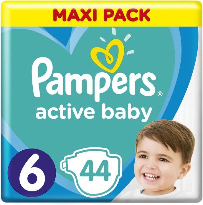 pampers active baby dry 6monthly pack ceneo