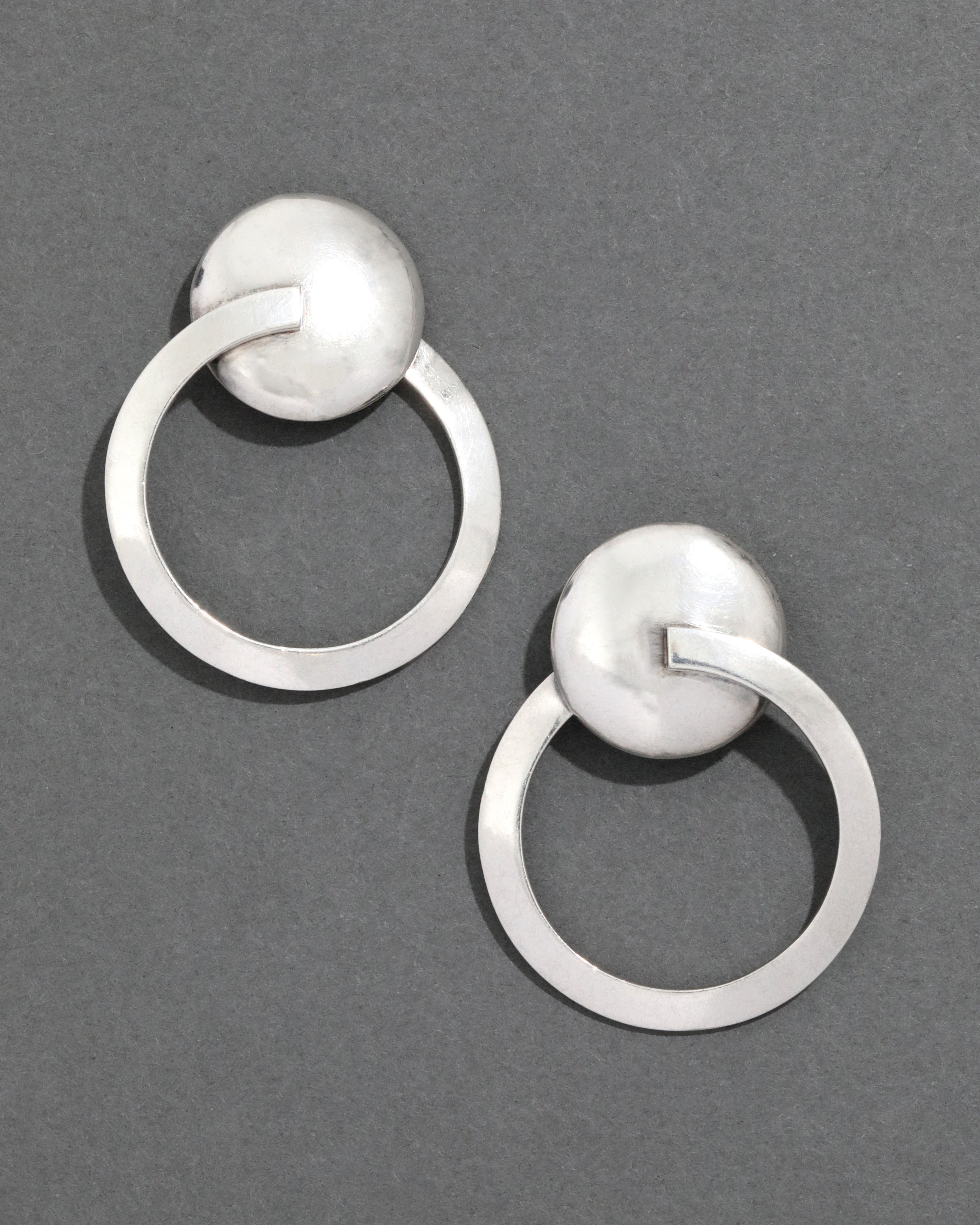 alexis bittar floating orb huggie earrings