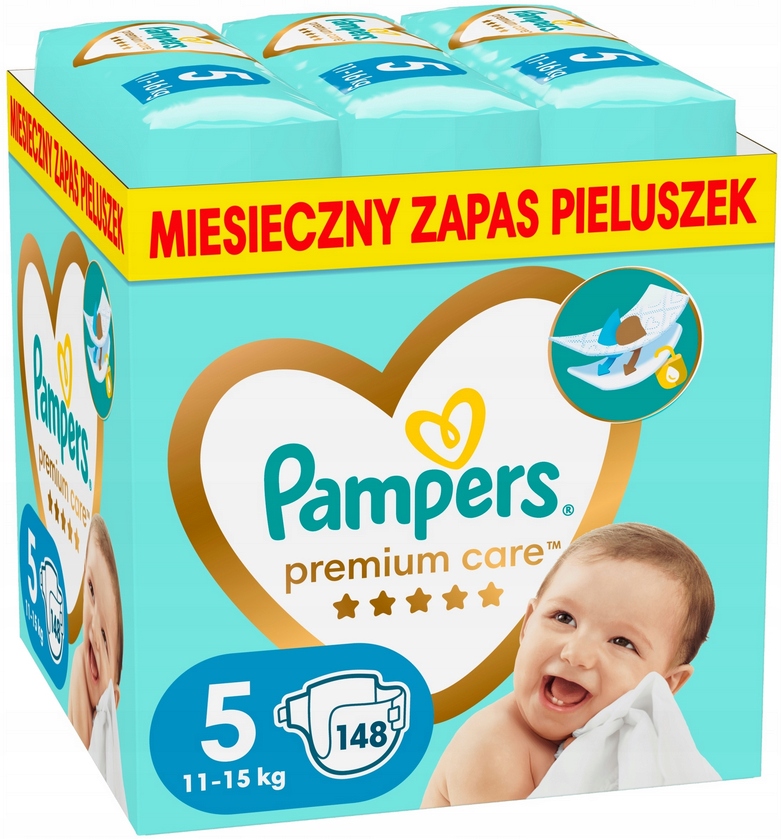 allegro pamper premium care 5 pieluchomajtki