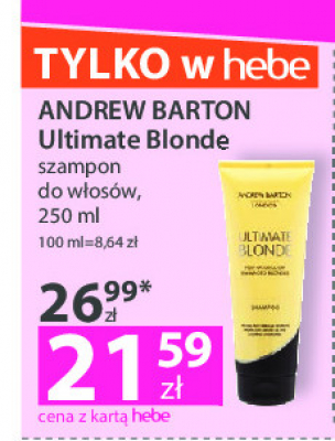 andrew barton szampon do włosów blond