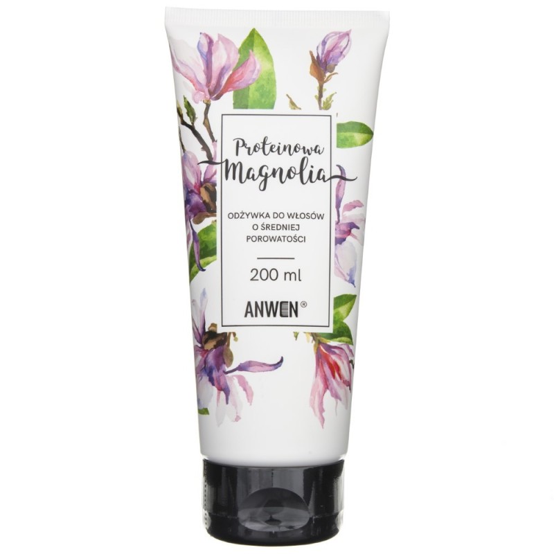 anwen odżywka do włosów o średniej porowatości proteinowa magnolia 100ml