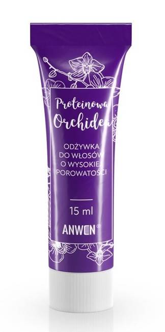 anwen proteinowa orchidea mała odżywka do włosów o wysokiej porowatości