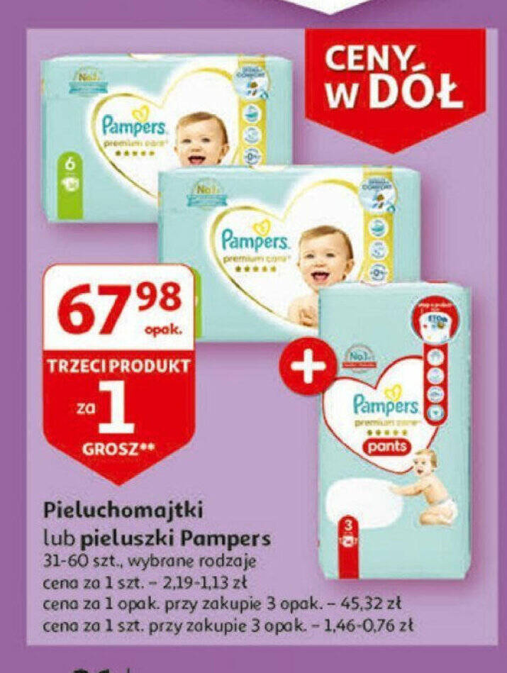 auchan prompcja pampers