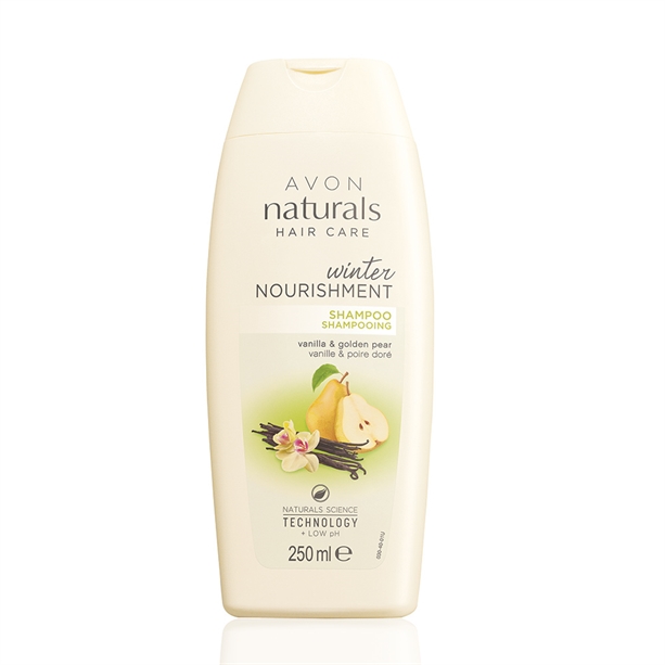 avon naturals szampon wanilia i złota gruszka