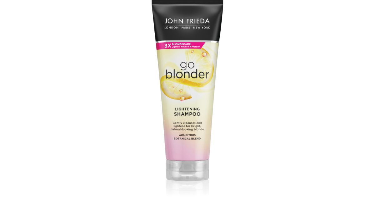 john frieda sheer blonde szampon do włosów go blonder sklad