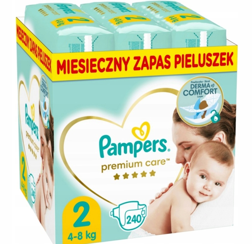 pampers premium care 240 szt