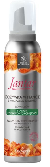 odżywka do włosów jantar pianka