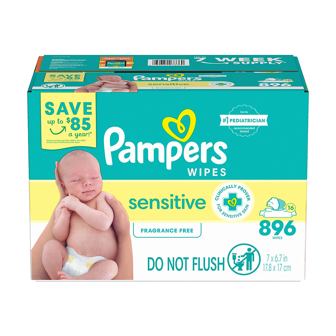 pampers sensitive baby wipes