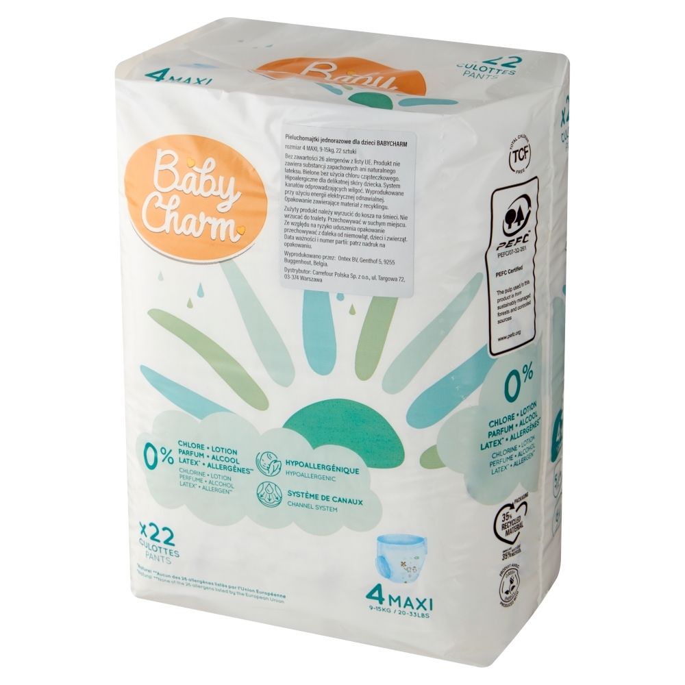 baby charm pieluchy producent