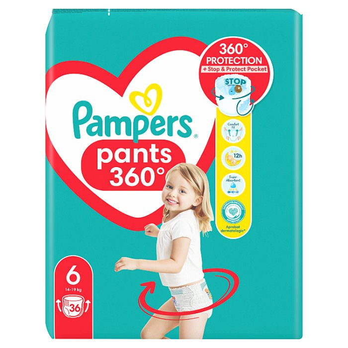 pieluchomajtki pampers pants skora sucha b