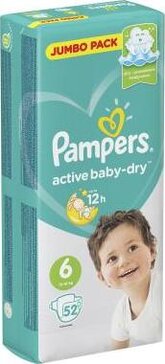 pampers baby active dry 6