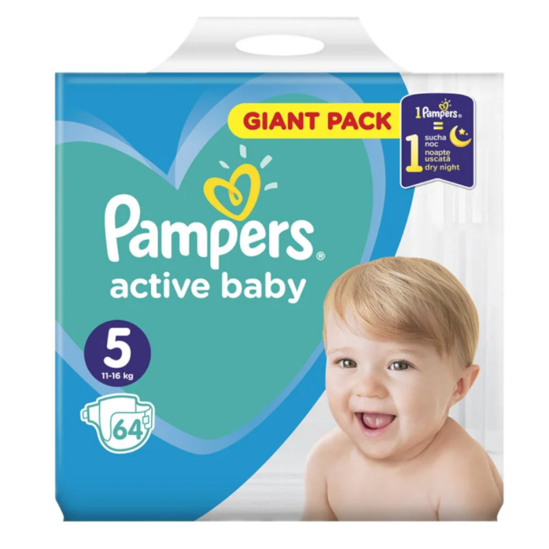 pampers active baby na noc