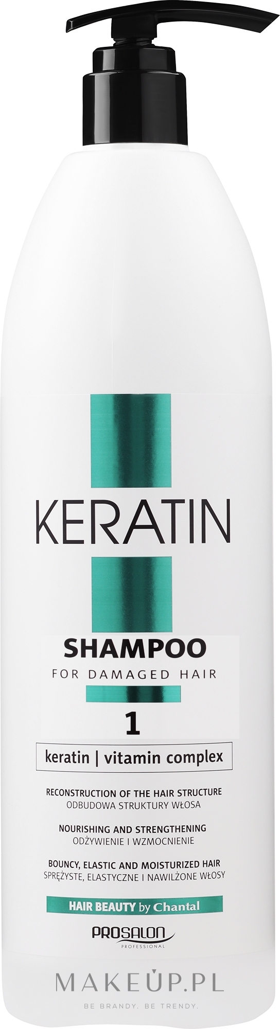 prosalon keratin style 3 keratynowy szampon utrwalający 275g ceneo