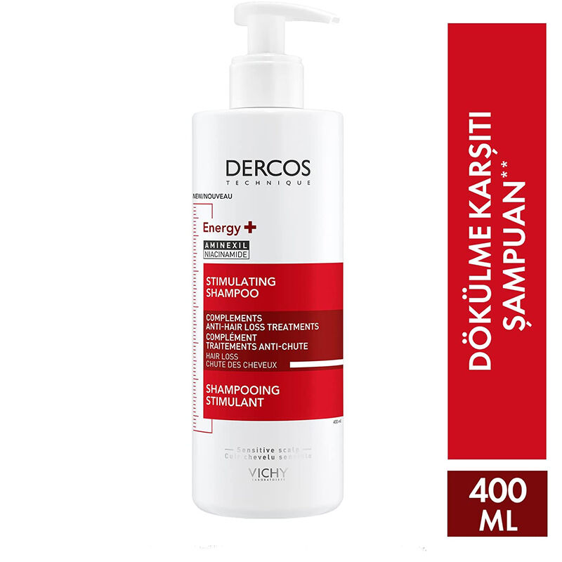 vichy dercos szampon sensirine 390 ml