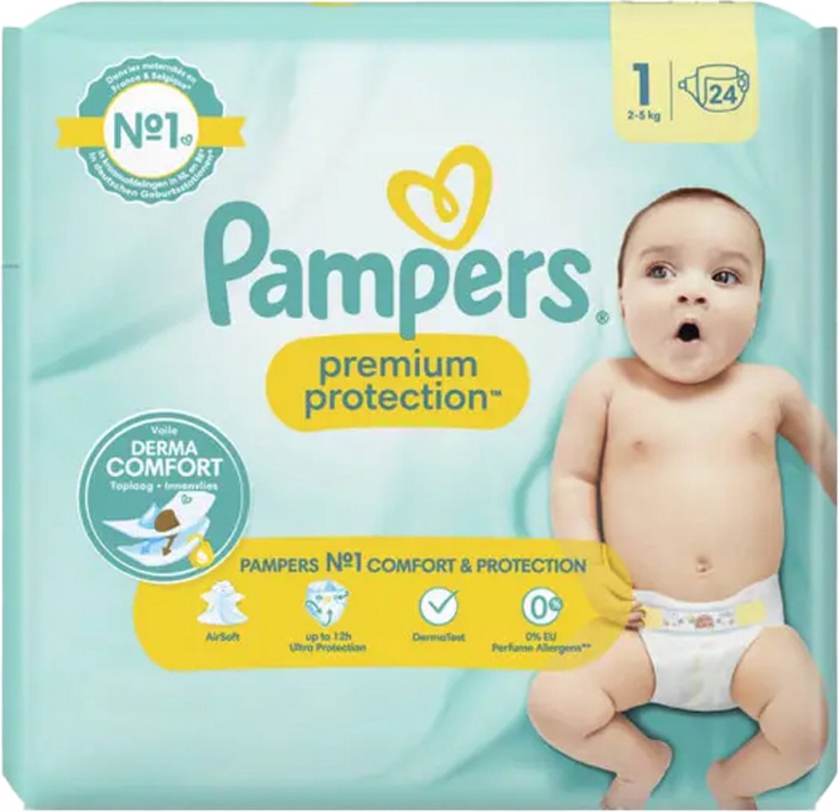 pampers 1 z paskiem