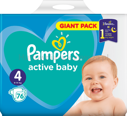 pampers active baby rozmiar 4