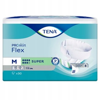 pieluchomajtki tena flex proskin super medium 71-102 cm 30 sztuk