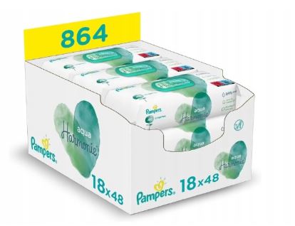 chusteczki pampers aqua pure tesco