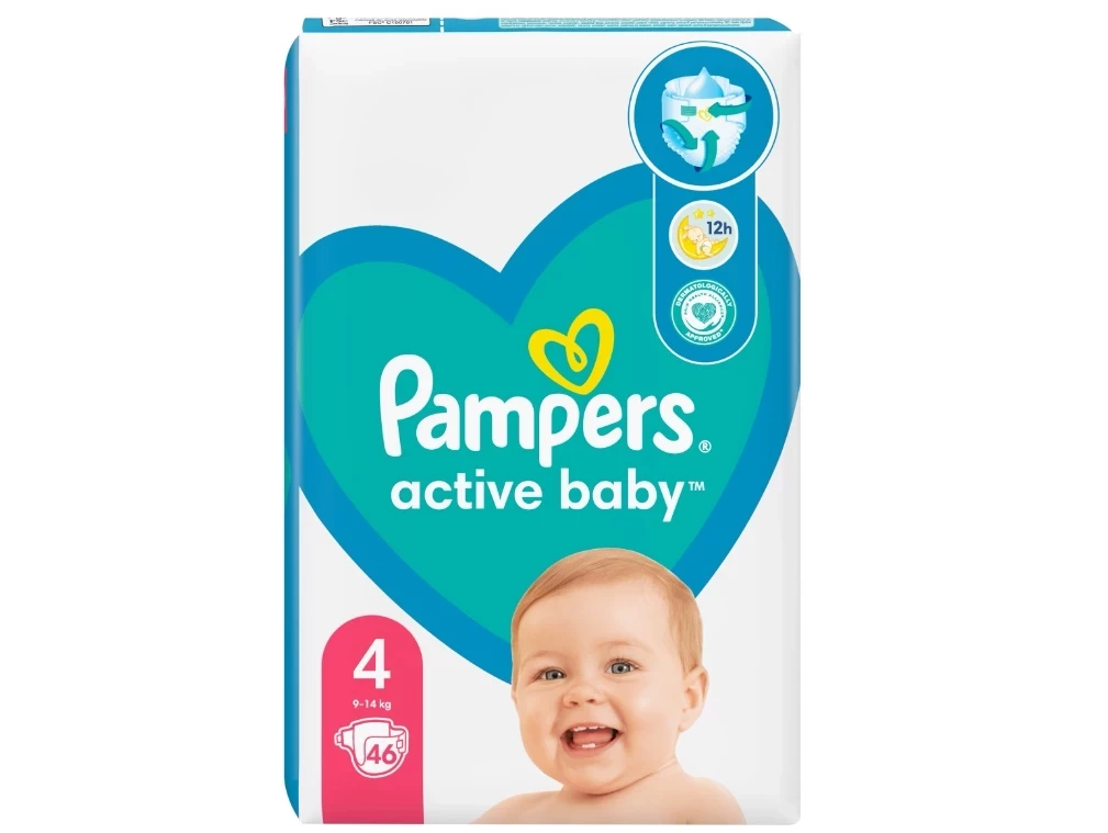 pampers 4 46 sztuk