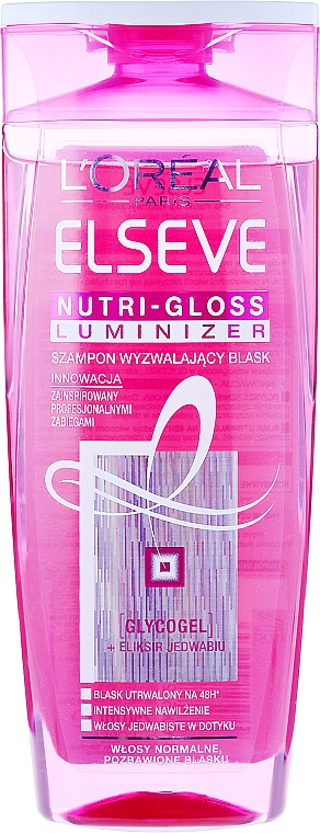 szampon loreal elseve nutri gloss luminizer