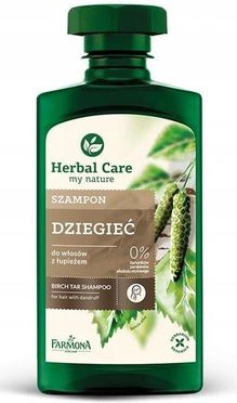 farmona herbal care szampon z dziegciem do włosów