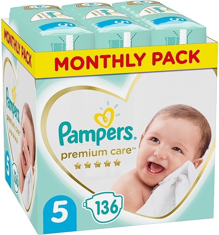 pampers 5 monthly pack