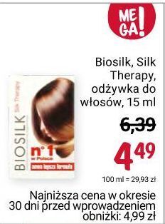 jedwab biosilk rossmann