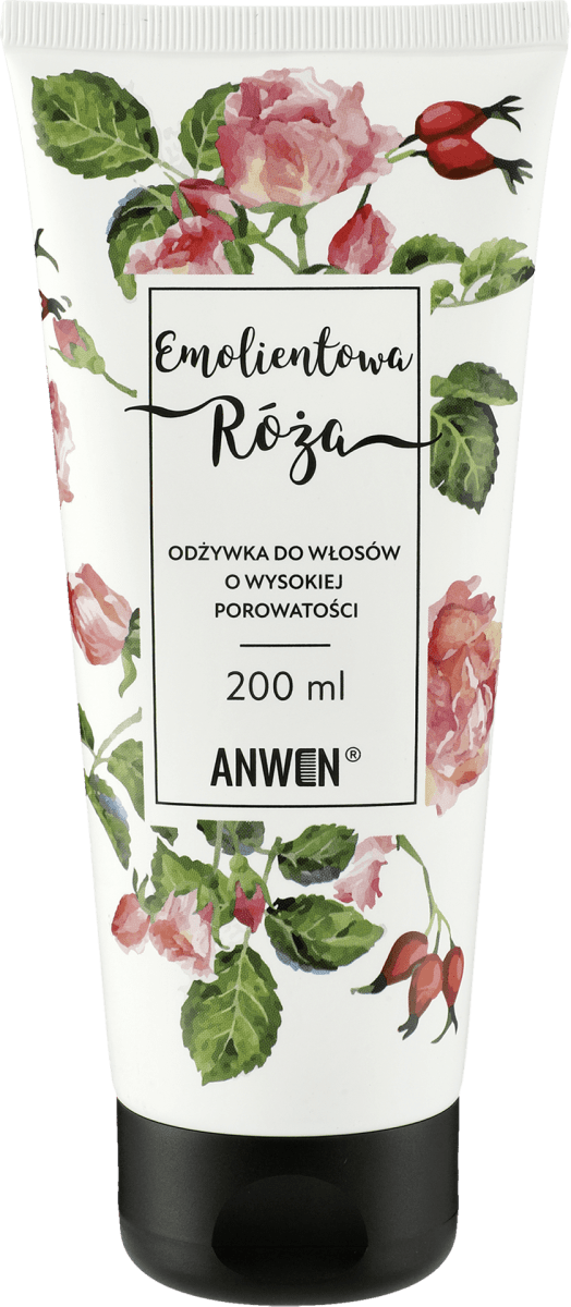 anwen emolientowa róża odżywka do włosów o wysokiej porowatości 100ml