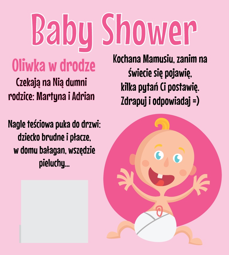 babtshower zabawa pamper