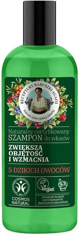 babuszka agafia szampon pogrubiający włosy z jałowcem 280ml