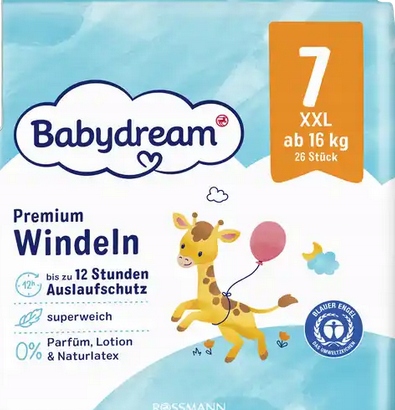 babydream pampers 7