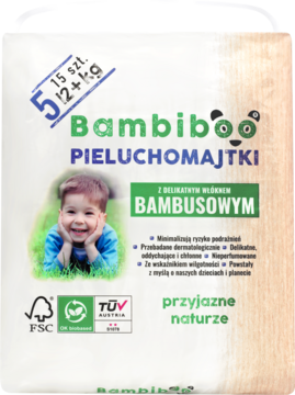 bambiboo pieluchomajtki bambusowe