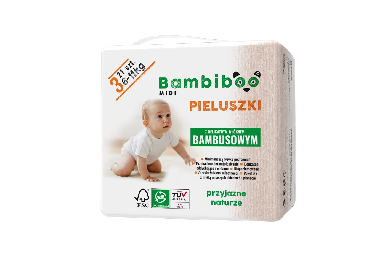 bambiboo pieluchy skład