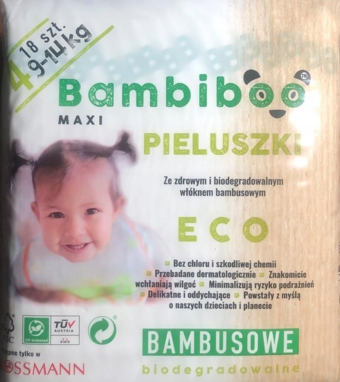 bambiboo pieluchy skład