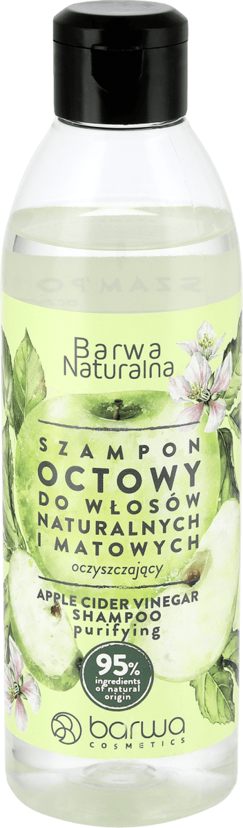 barwa naturalna szampon do włosów octowy oczyszczający