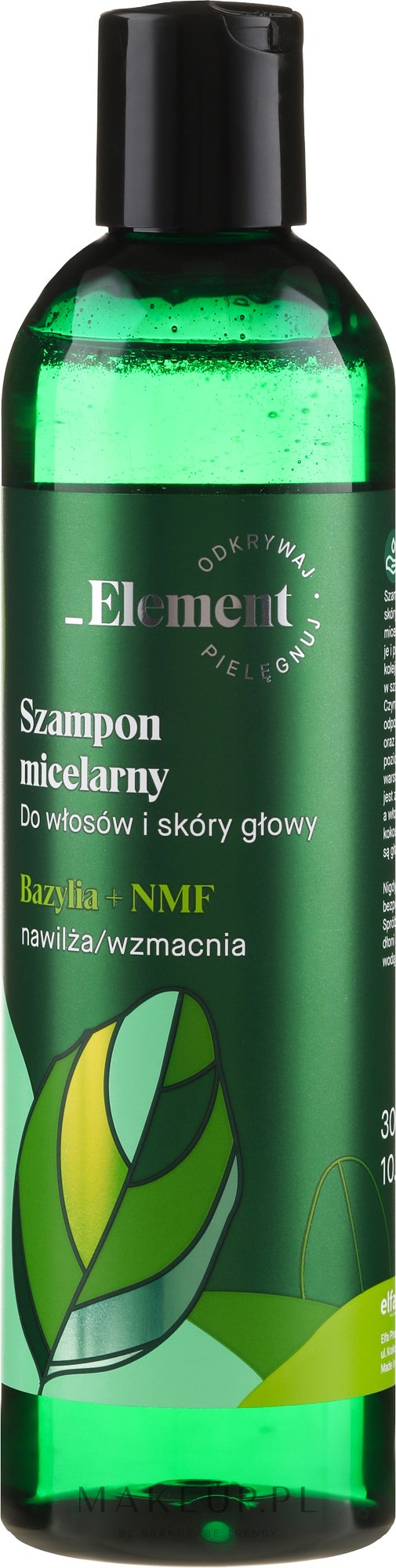 basil element szampon wzmacniający przeciw wypadaniu włosów 500ml