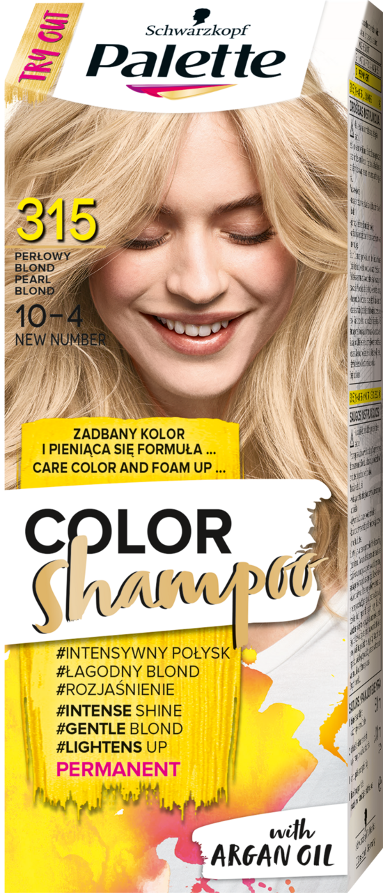 palette szampon koloryzujący jasny blond