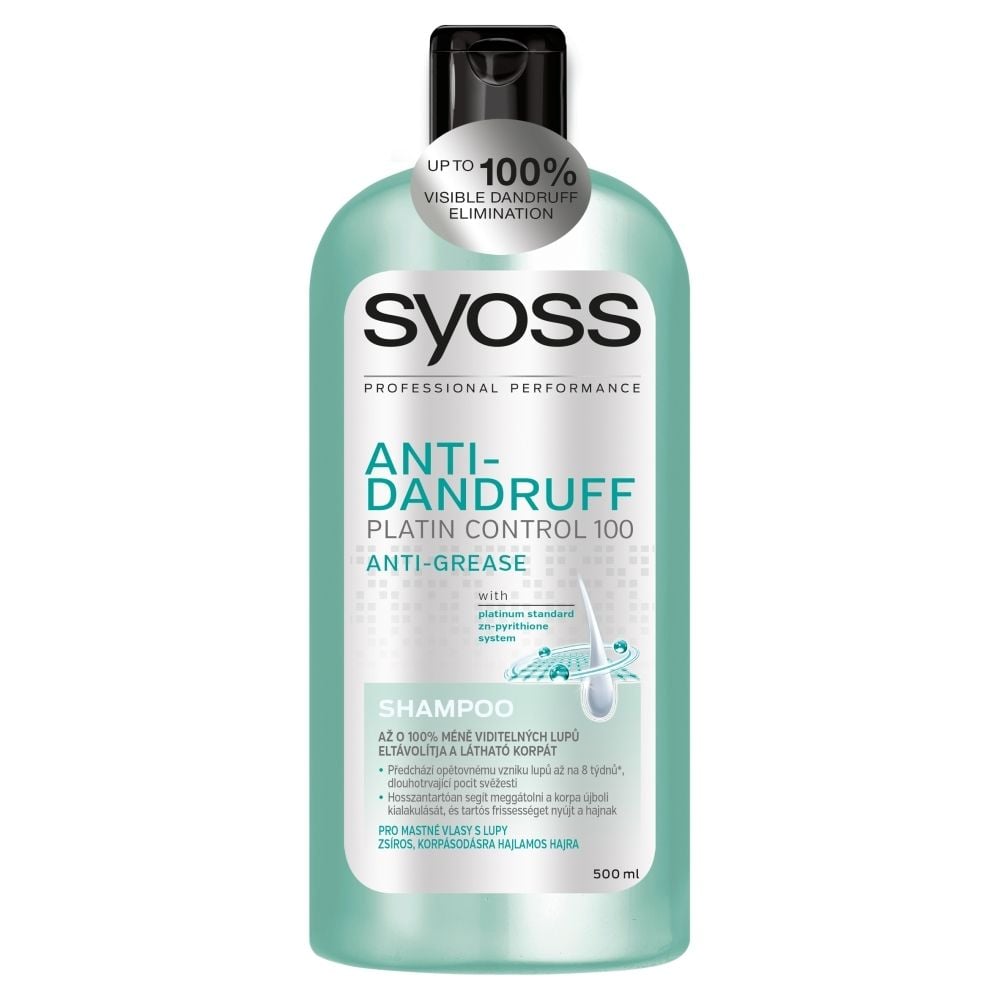 syoss anti-grease anti-dandruff szampon 500 ml cena