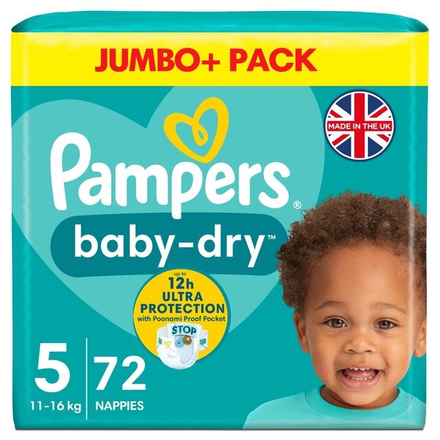 pampers jumbo pack 5 72 sztuki