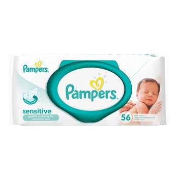 pampers sensitive chusteczki nawilżane 4 x 56 sztuk