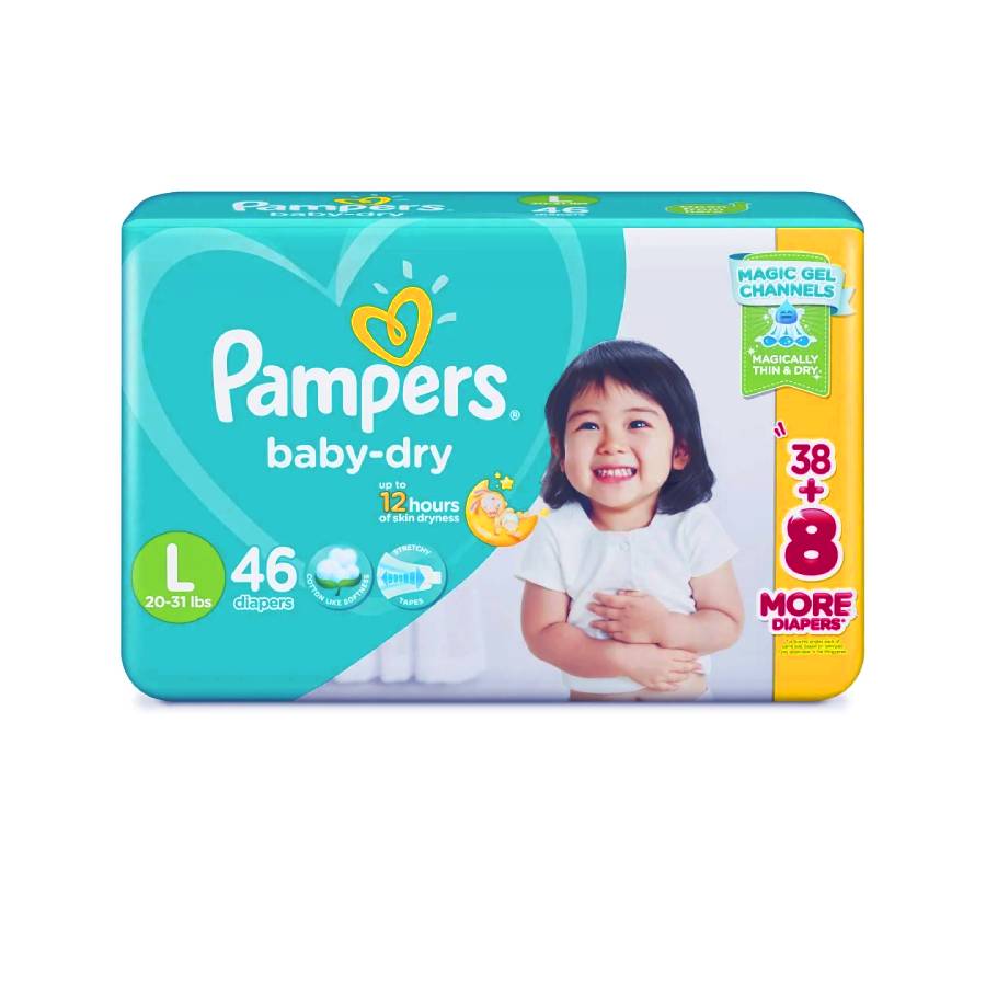 pampers diapers large